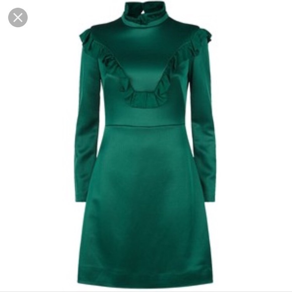 sandro green dress